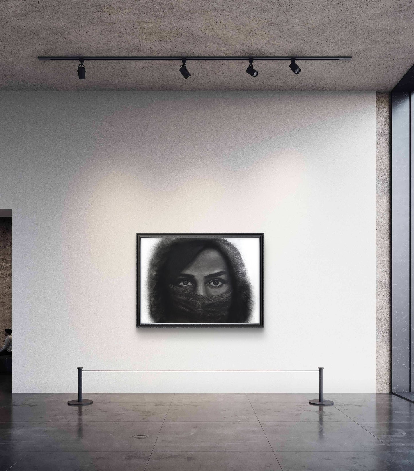 Mysterious Woman’s Eyes – Gaze Beyond Time