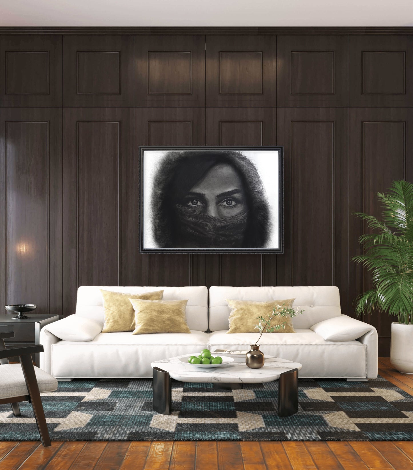 Mysterious Woman’s Eyes – Gaze Beyond Time